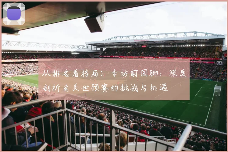 从排名看格局：专访前国脚，深度剖析南美世预赛的挑战与机遇